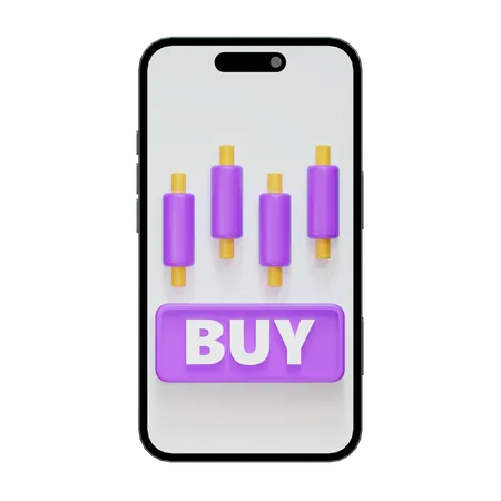 Buy Stock  3D Icon