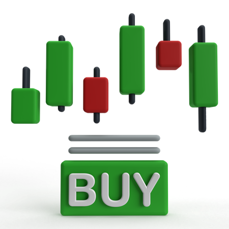 Buy Stock  3D Icon