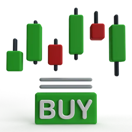 Buy Stock  3D Icon