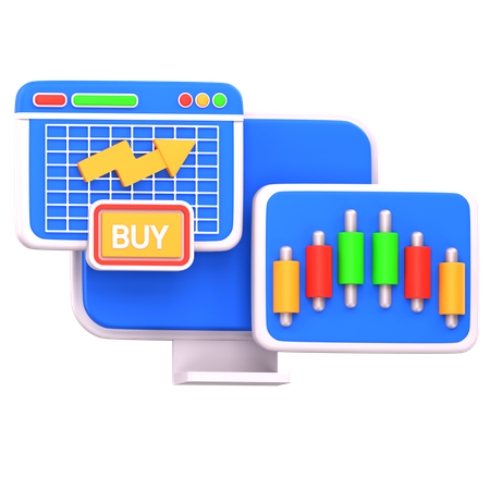 Buy Stock  3D Icon