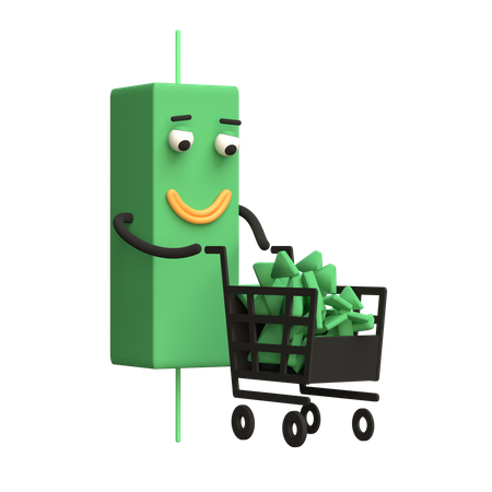 Buy stock  3D Icon