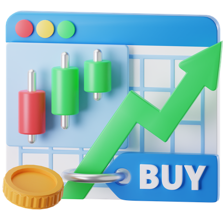 Buy Stock  3D Icon