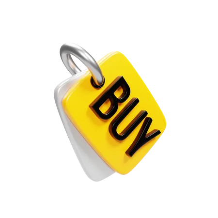 Buy Tag  3D Icon