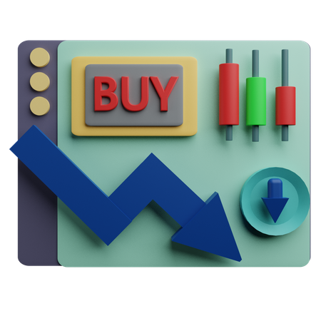 Buy Trading  3D Icon