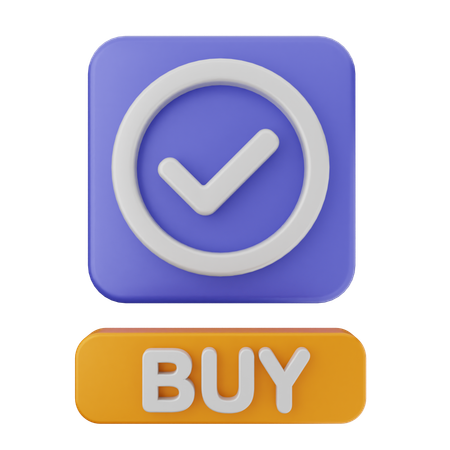 Buy Verification  3D Icon