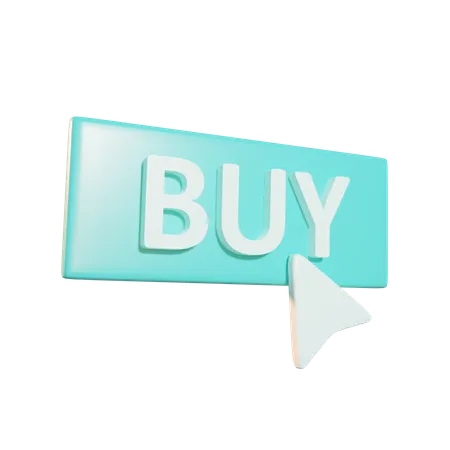 Buying Button  3D Icon