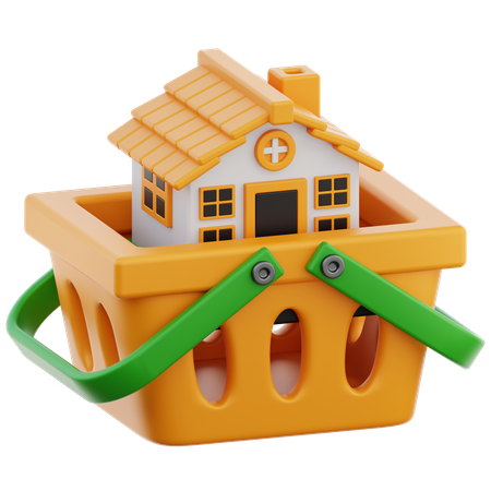 Buying House  3D Icon