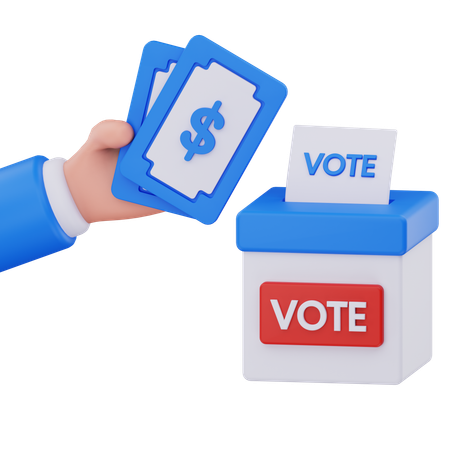 Buying Vote  3D Icon