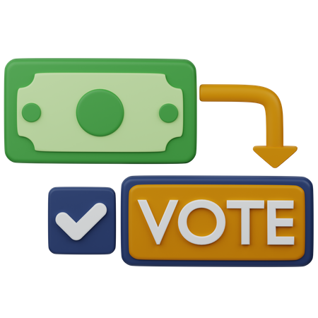 Buying Votes  3D Icon