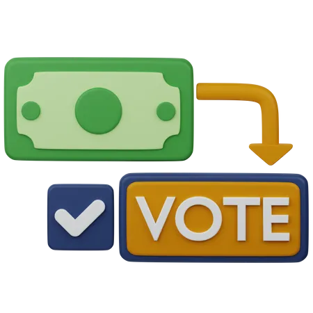 Buying Votes  3D Icon