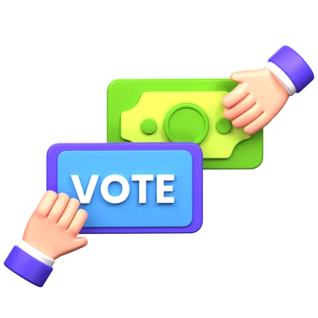 Buying Votes  3D Icon