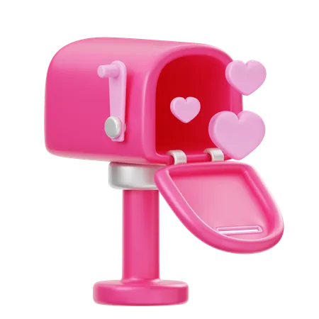 Buzón de amor  3D Icon