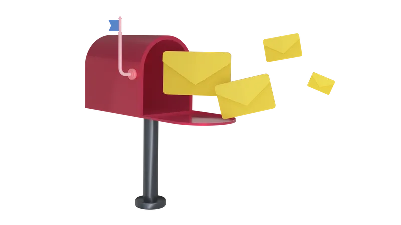 Buzón de correo electrónico  3D Icon