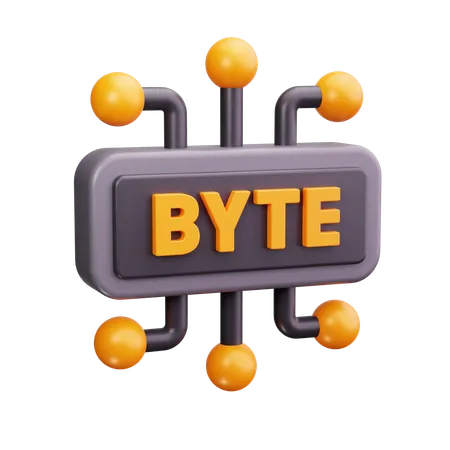 Byte  3D Icon