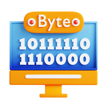 Byte  3D Icon
