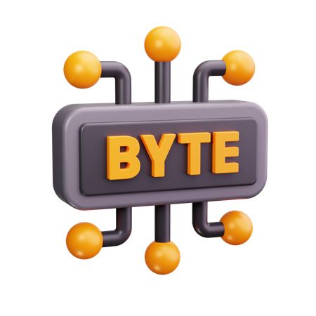 Byte  3D Icon