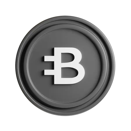 Bytecoin  3D Icon