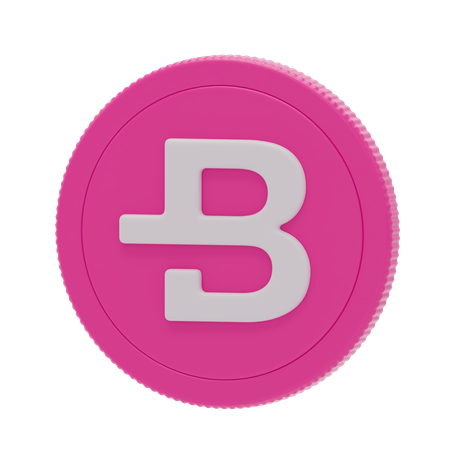 Bytecoin  3D Icon