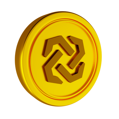 Bytom Crypto Coin  3D Icon