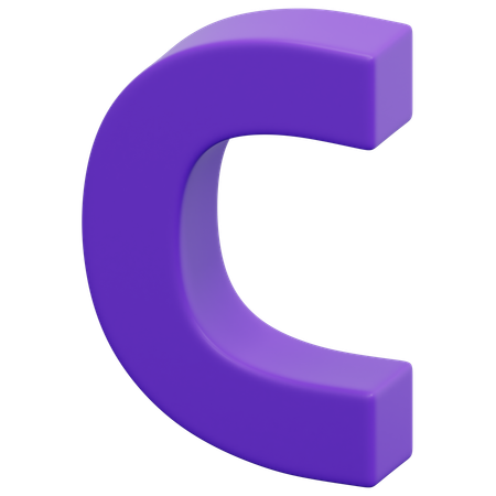 C  3D Icon