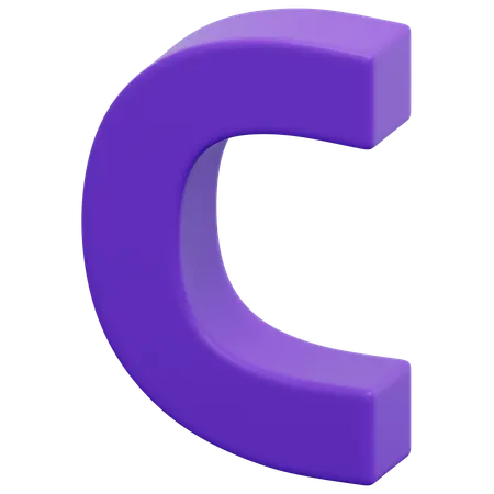 C  3D Icon
