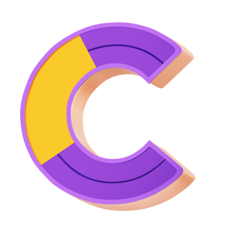 C  3D Icon