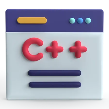 C++  3D Icon