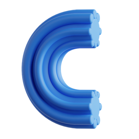 C  3D Icon