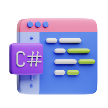 C  3D Icon