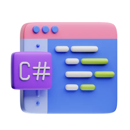 C  3D Icon