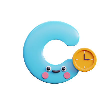 C  3D Icon