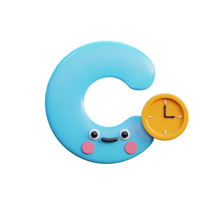 C  3D Icon