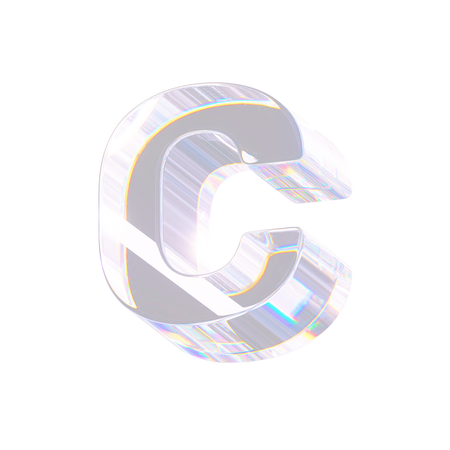 C  3D Icon