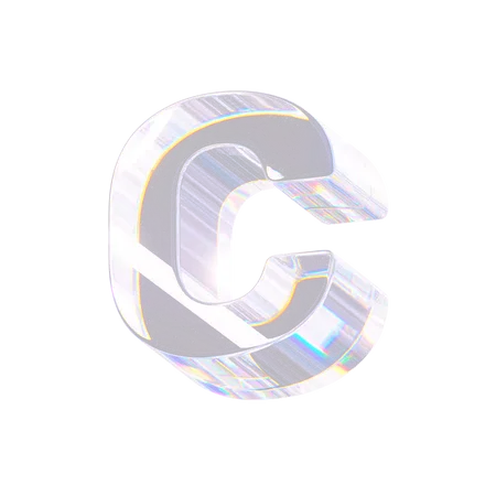 C  3D Icon