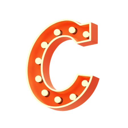 C  3D Icon