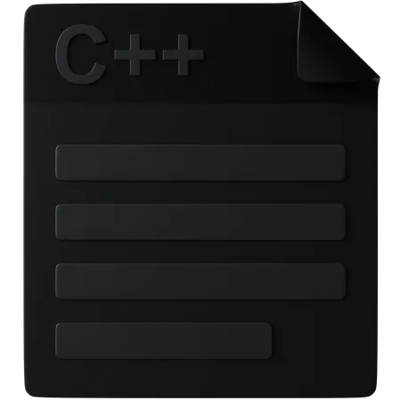 C++  3D Icon