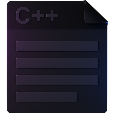 C++  3D Icon