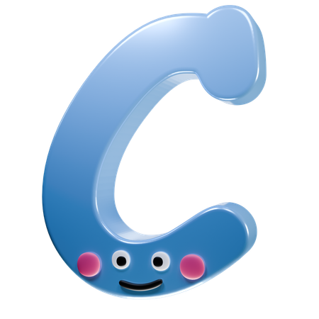 C  3D Icon