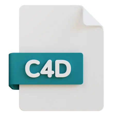 Archivo c 4 d  3D Icon