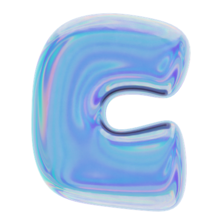 C Abstract Shape  3D Icon