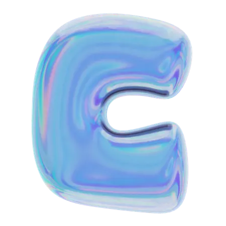 C Abstract Shape  3D Icon