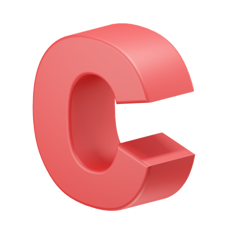 Alfabeto c  3D Icon