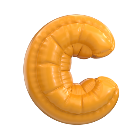 C Alphabet  3D Icon