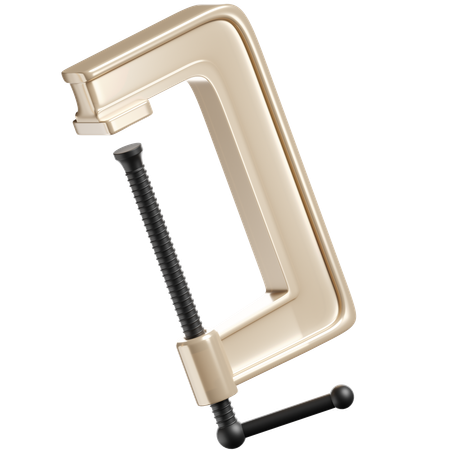 C Clamp  3D Icon