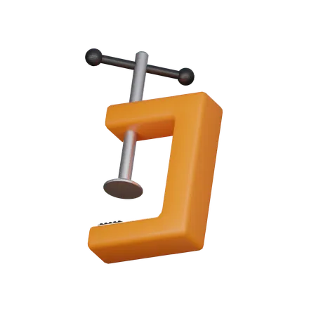 C-Clamp  3D Icon