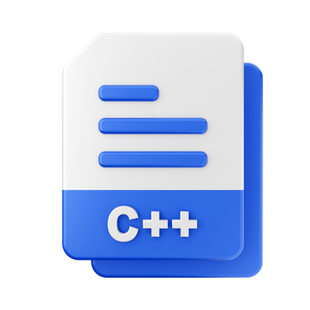 C++-Datei  3D Icon