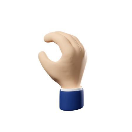 C Handbewegung  3D Icon