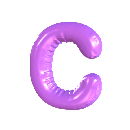 C Latter  3D Icon