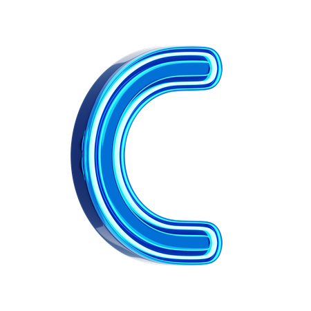 C Letter  3D Icon