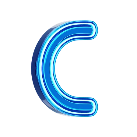 C Letter  3D Icon